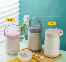Hộp Giữ Nhiệt LocknLock Mushroom Portable - 2 Dung Tích (1.3L và 1.6L) - LHC8048PIK, LHC8049IVY